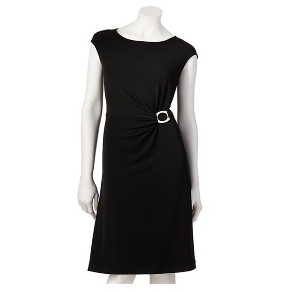 NWT 212 Collection Black Embellished Shift Dress - Picture 1 of 10